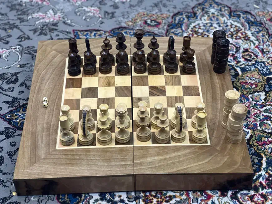شطرنج چوبی و تخته نرد|اسباب‌‌بازی|شیراز, سایت اداری|دیوار