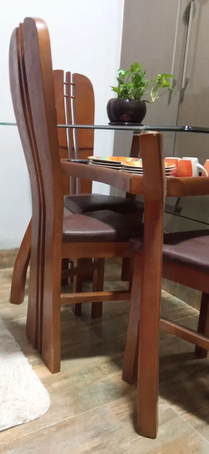 میز نهارخوری باسه صندلی|میز و صندلی غذاخوری|بندر کنگان, |دیوار