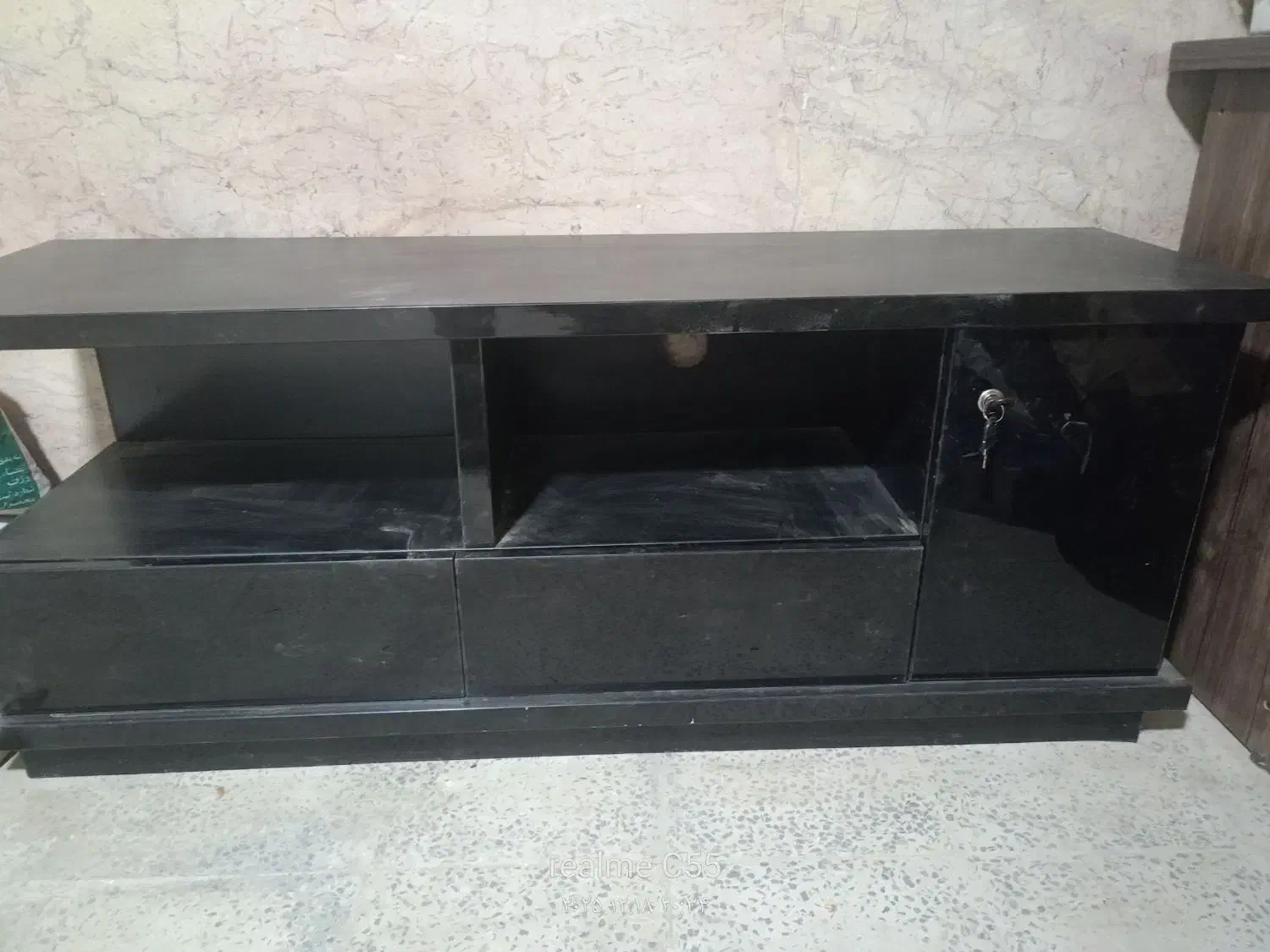 میز زیر تلویزیون چوبی|میز تلویزیون|ملایر, |دیوار