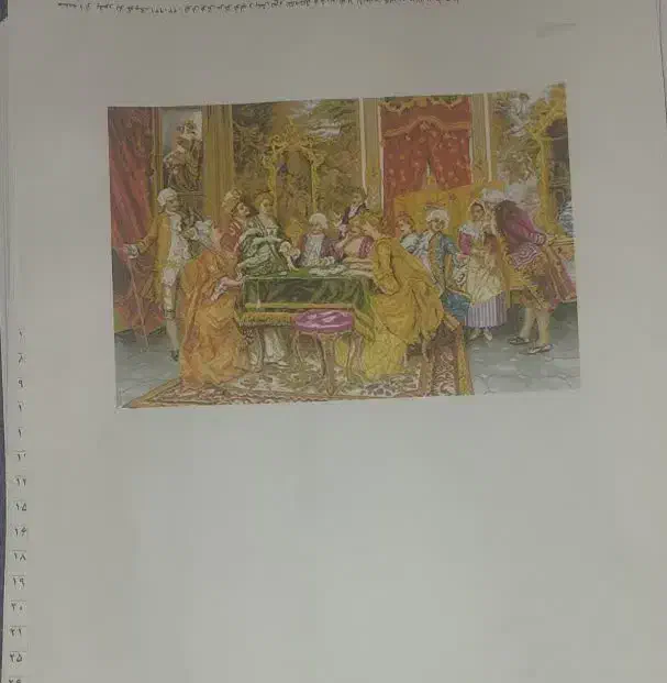 نخ و نقشه تابلو فرش پاسور باز|تابلو فرش|پاکدشت, پاکدشت (مامازند)|دیوار