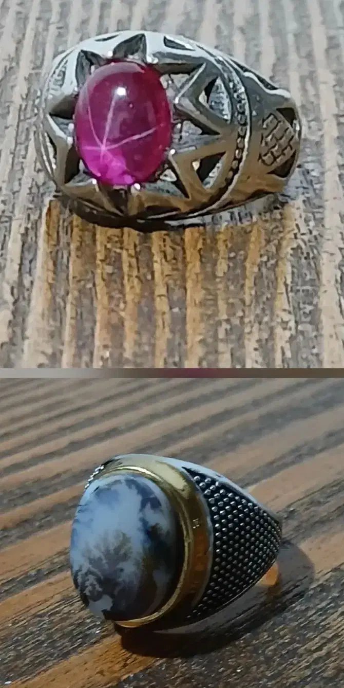 انگشتر یاقوت استار سرخ و شجر قائنات منظره بینظیر|بدلیجات|کرج, شهرک بنفشه|دیوار