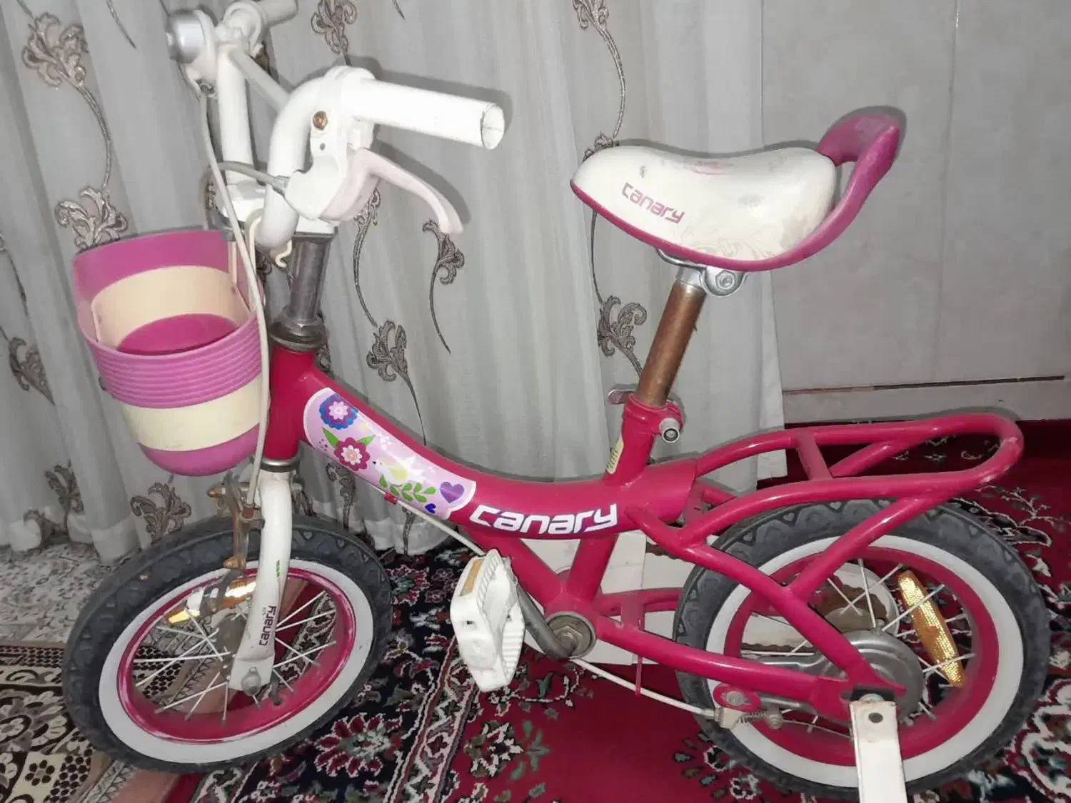 دوچرخه صورتی دخترونه|دوچرخه، اسکیت، اسکوتر|اصفهان, خوراسگان|دیوار