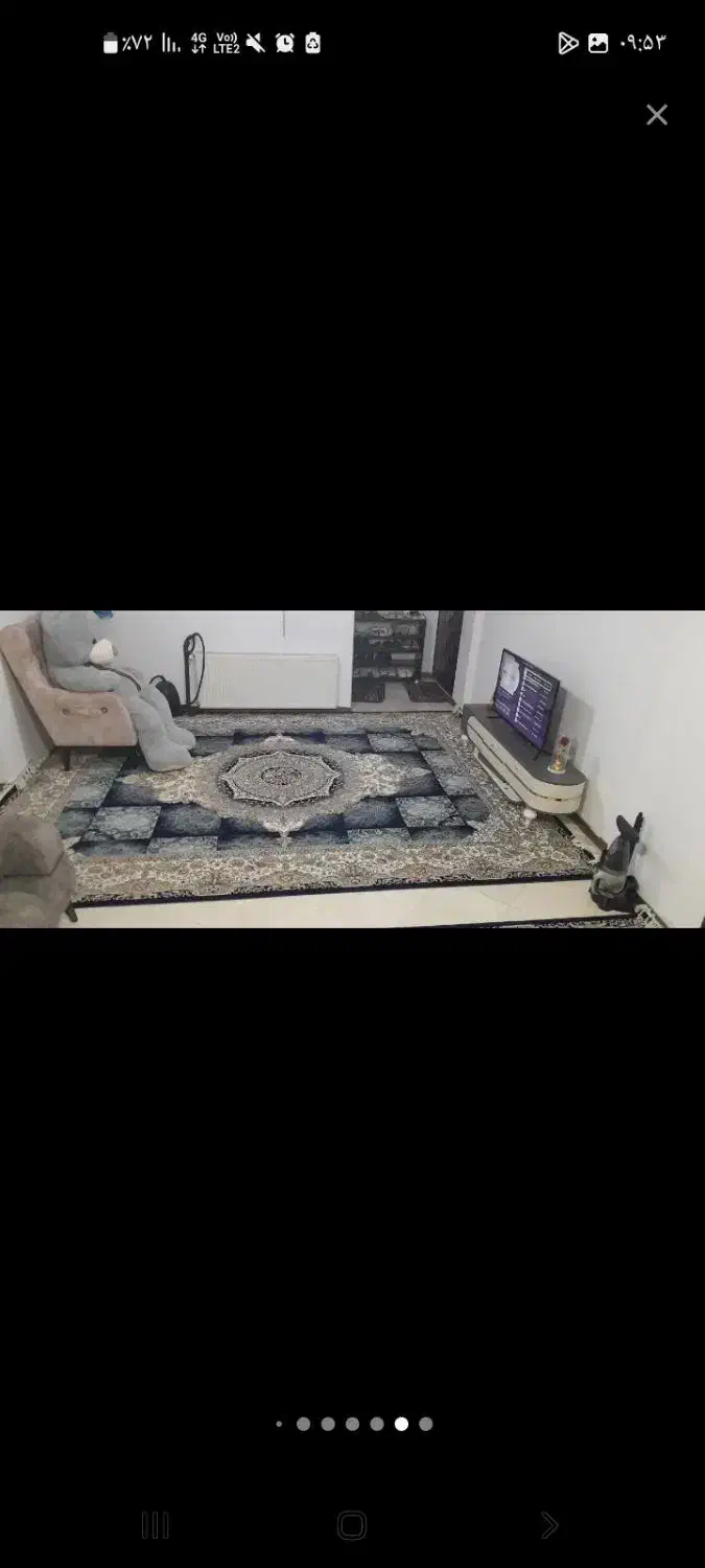 یک عدد قالی ۱۲ متری|فرش|گلبهار, شهر جدید گلبهار|دیوار