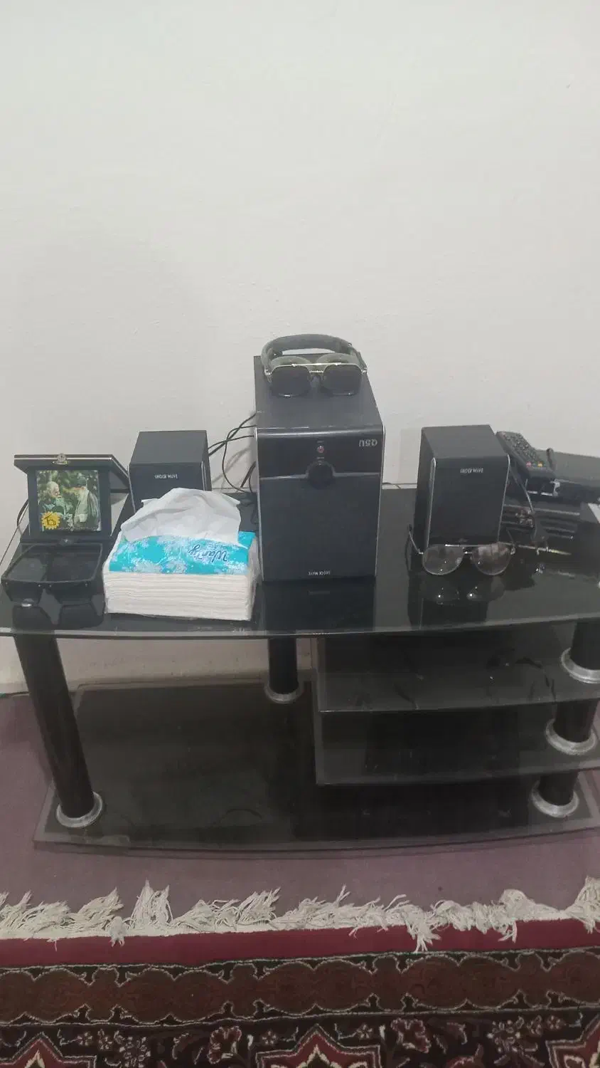 زیر تلوزیون و اسپکر با دو باند برای تلوزیون|میز تلویزیون|کنارک, |دیوار