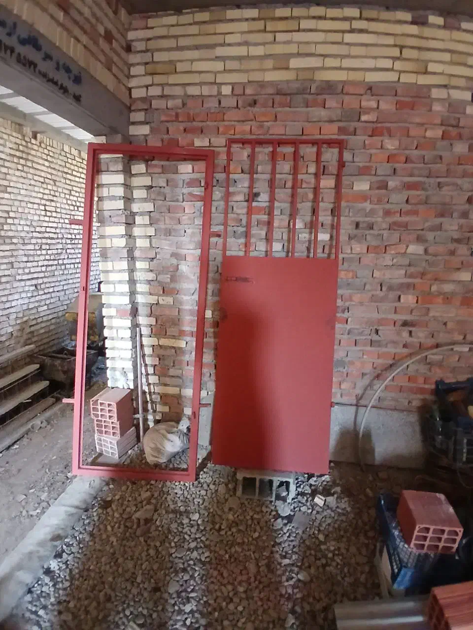 درب نرده ای اهنی|مصالح و تجهیزات ساختمان|گنبد کاووس, |دیوار