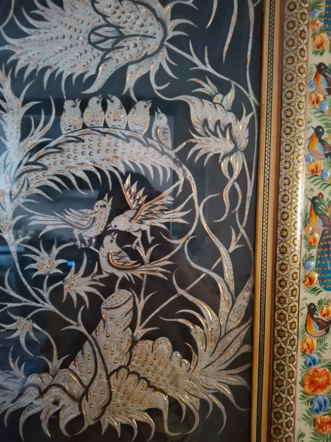 تابلو خاتم کاری مس|صنایع دستی و سایر لوازم تزئینی|محمدشهر, همایون ویلا|دیوار