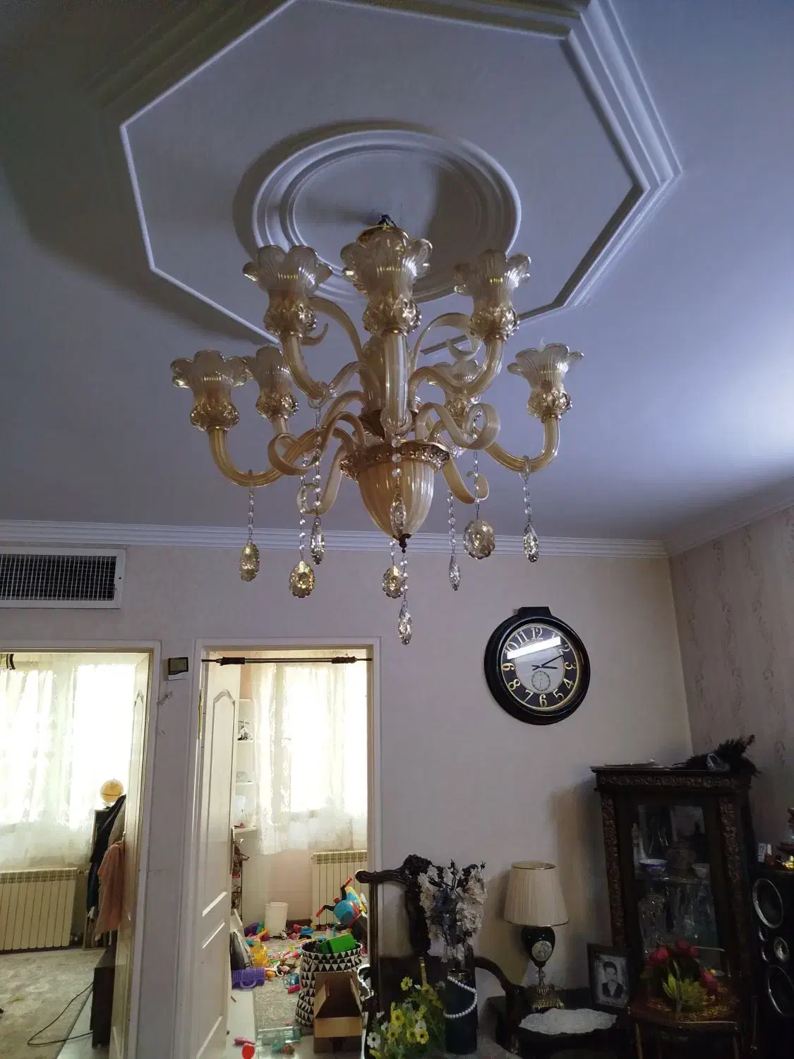 لوستر ۸شاخه|لوستر و چراغ آویز|تهران, اتابک|دیوار