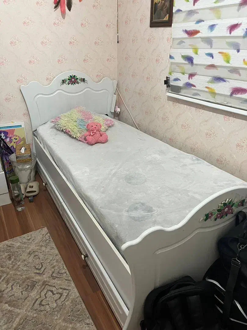 سرویس کامل تخت نوجوان|تخت و سرویس خواب|پرند, فاز ۵|دیوار