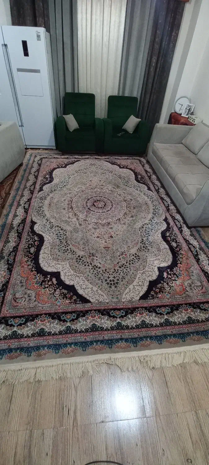 فرش ماشینی 1000 شانه 9 متری کاشان|فرش|لاهیجان, گلستان|دیوار