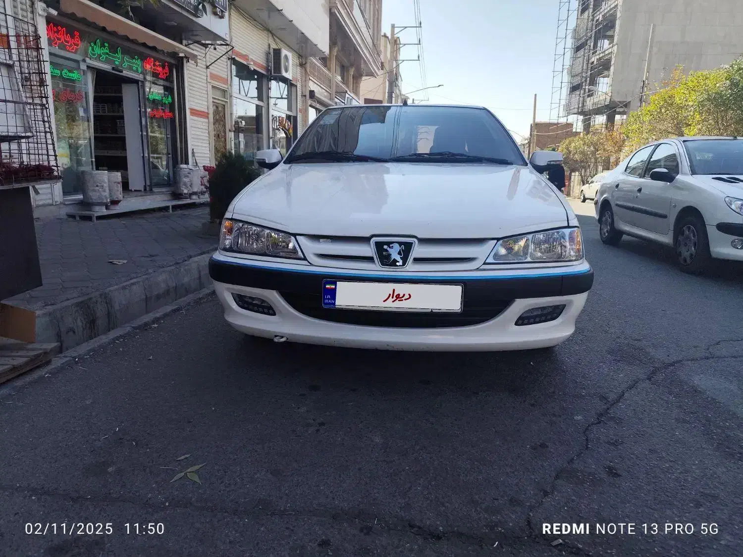 پارس 1402نیمه سفارشیxu7p|خودرو سواری و وانت|شبستر, |دیوار