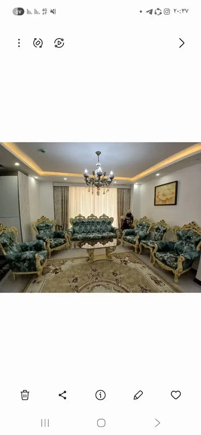 مبل ۷ نفره و  میز ناهارخوری ۶ نفره|مبلمان خانگی و میز عسلی|بهشهر, |دیوار