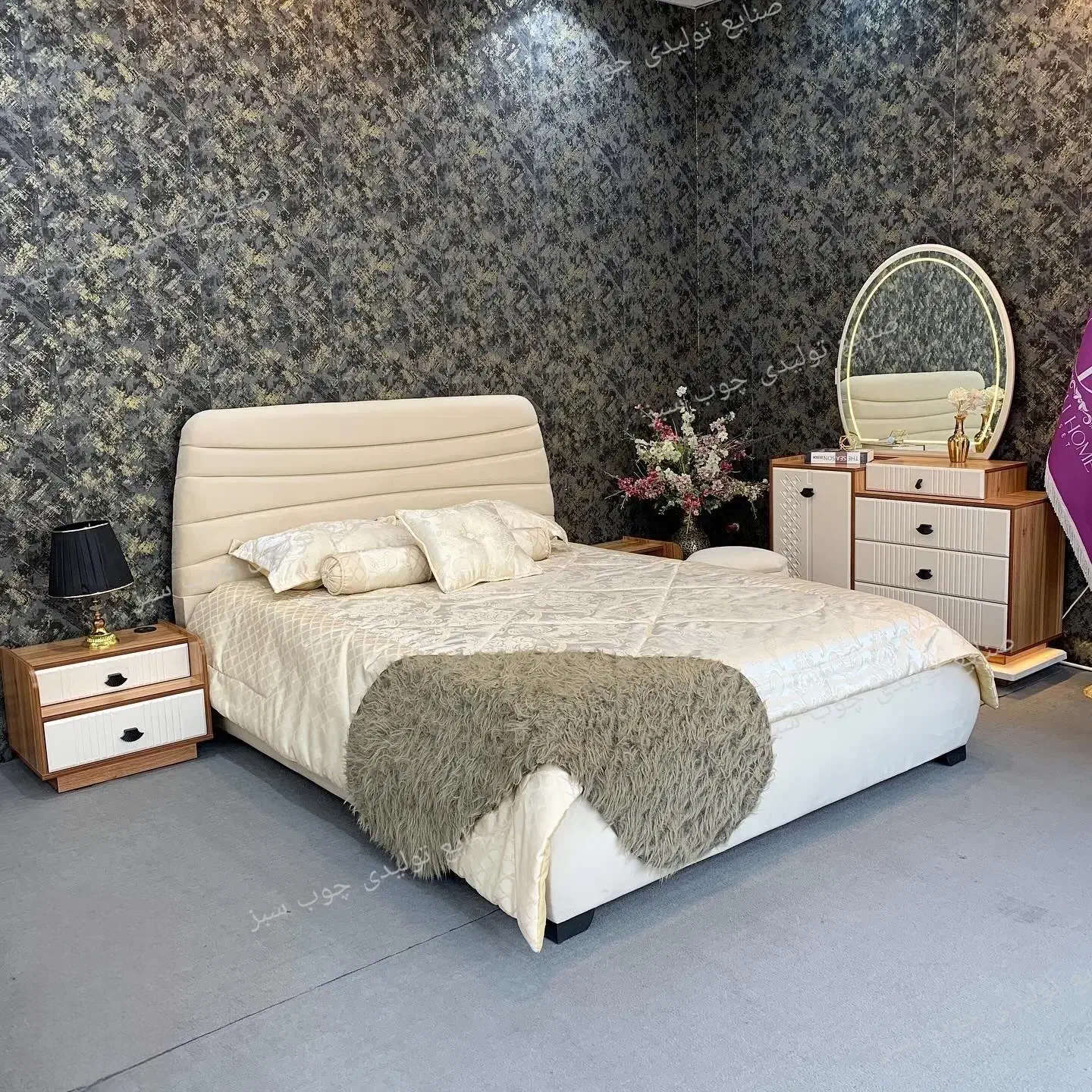 سرویس خواب کامل تدی کد 22|تخت و سرویس خواب|بروجرد, |دیوار