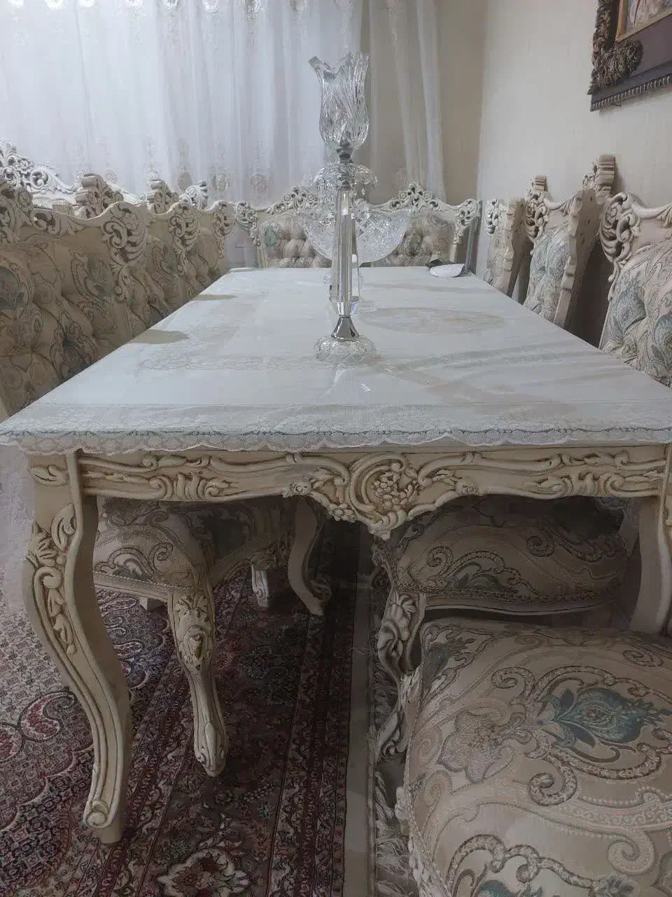 میز و صندلی نهار خوری سلطنتی|میز و صندلی غذاخوری|سراوان, |دیوار