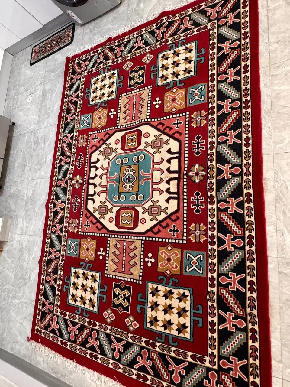 گلیم فرش|گلیم، جاجیم، گبه|ملایر, |دیوار