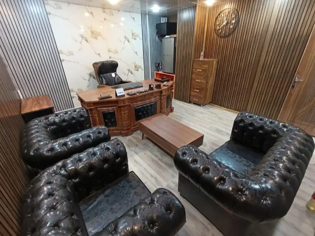 مبلمان اداری نیم ست به علت تغیر شغل|مبلمان اداری|خمینی‌شهر, |دیوار