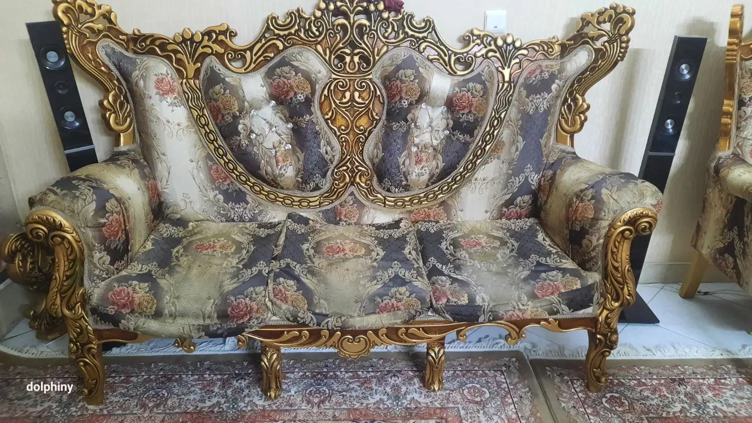 یک دست مبلمان ۷نفره به همراه میز عسلی|مبلمان خانگی و میز عسلی|تهران, جوادیه تهرانپارس|دیوار