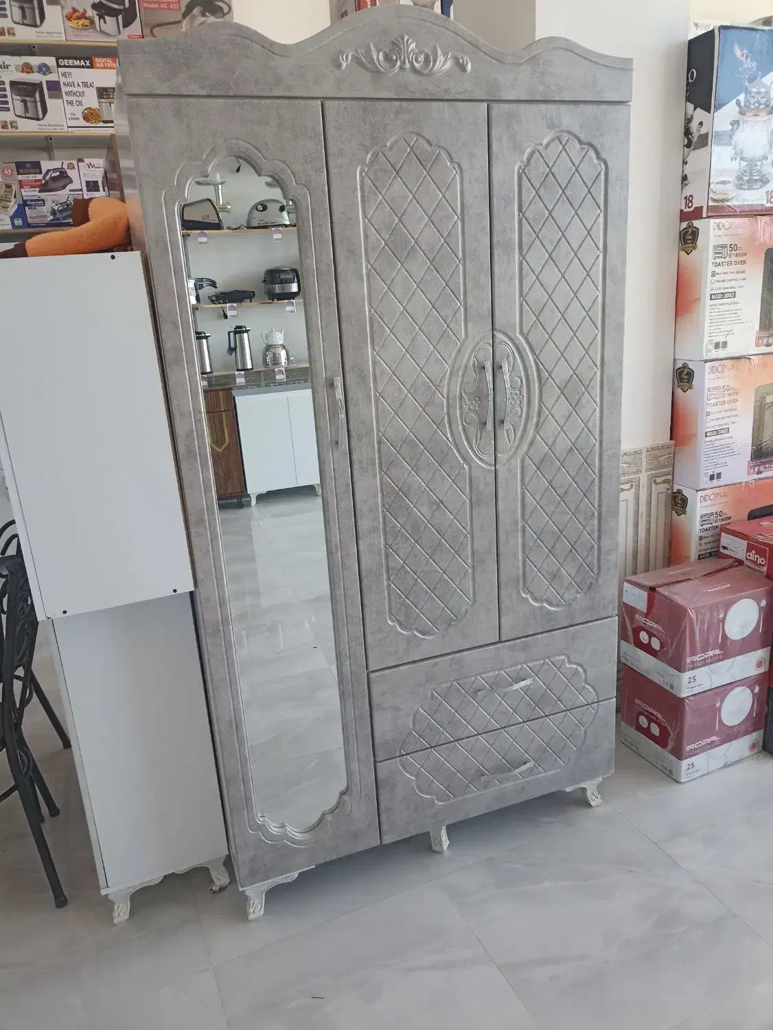 کمد لباس جاکفشی و میز تی وی ست|جاکفشی، کمد، دراور|چهاربرج, |دیوار