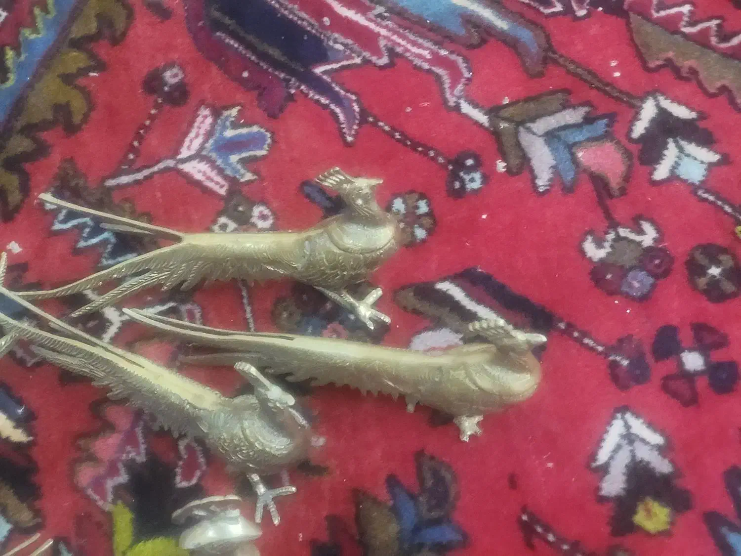 هفت عدد طاوس برنز|مجسمه، تندیس، ماکت|تبریز, |دیوار