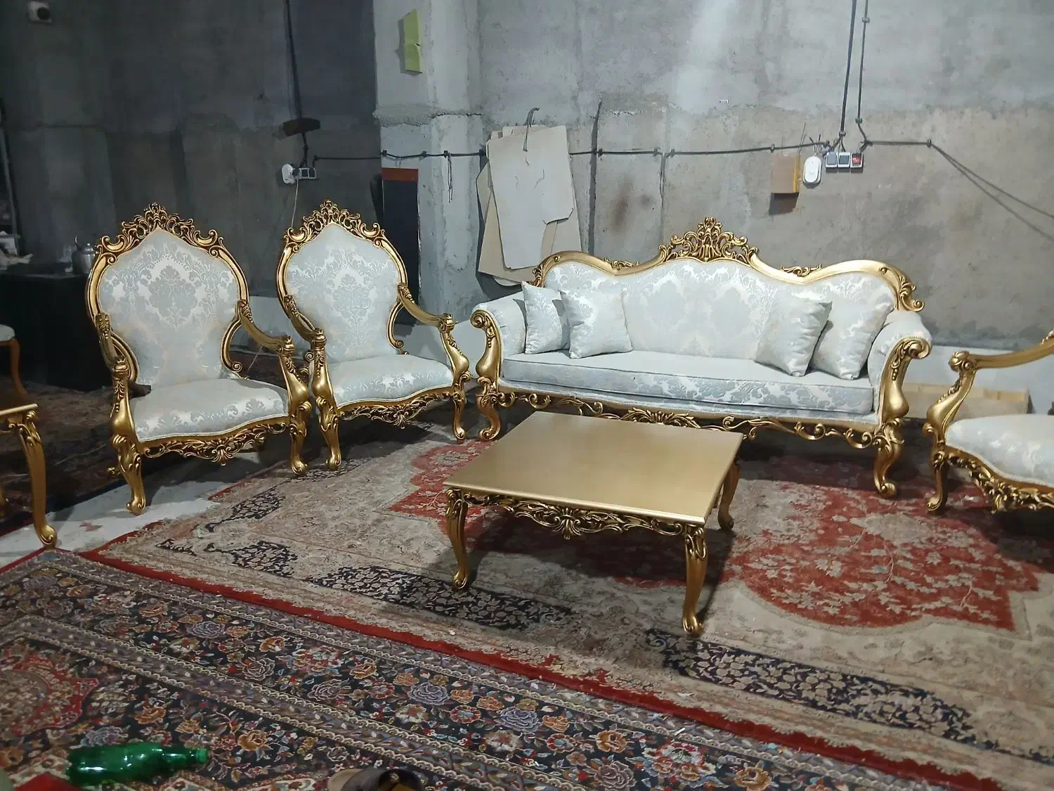 مبل سلطنتی از درب کارخانه|مبلمان خانگی و میز عسلی|گرگان, |دیوار