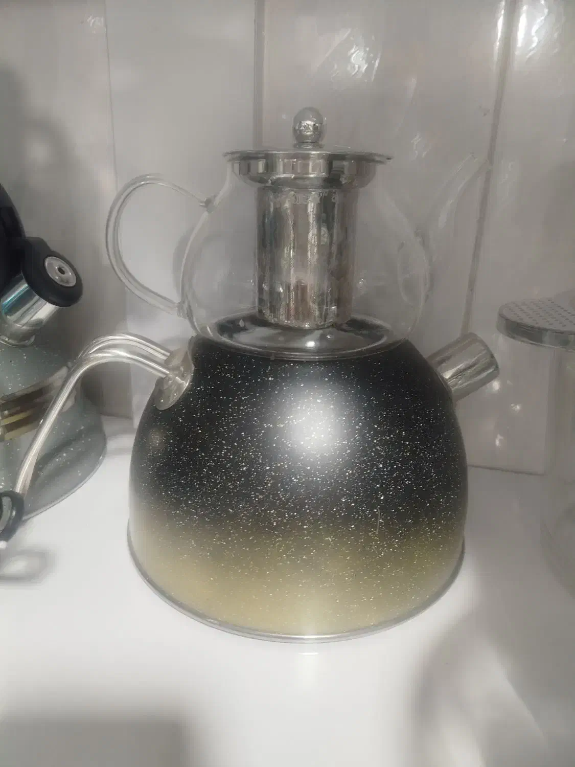 کتری قوری لوله ای کاراجا|قوری، کتری، قهوهساز دستی|ایذه, |دیوار