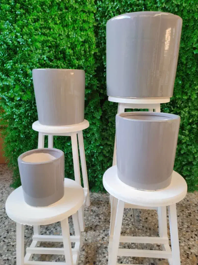 گلدان سرامیکی ست ۴تایی|صنایع دستی و سایر لوازم تزئینی|اصفهان, پوریای ولی|دیوار