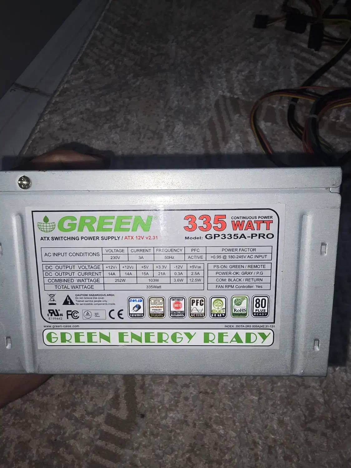 پاور ۳۳۵ گرین|قطعات و لوازم جانبی رایانه|اهواز, کوروش|دیوار