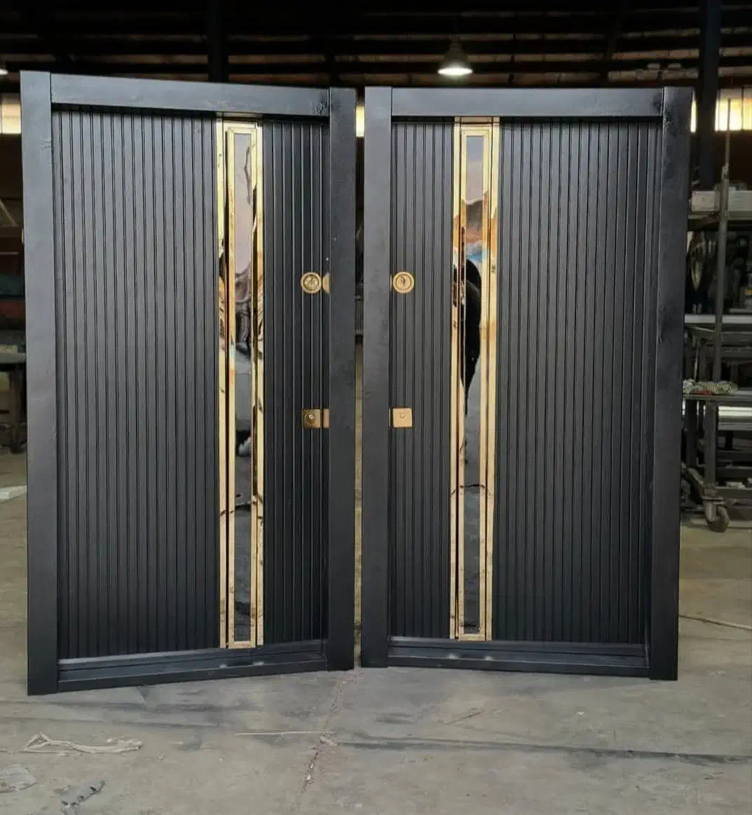 درب ضدسرقت درب ورودی ویلا لاین مشکی کد W001|مصالح و تجهیزات ساختمان|امیرکلا, |دیوار