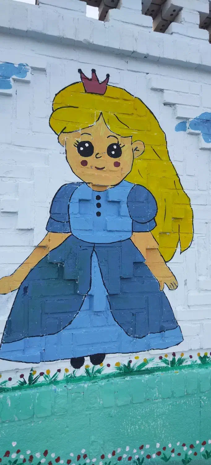 نقاشی چهره نقاشی دیوار مدرسه دیوار مهد کودک کافه|تابلو، نقاشی، عکس|تفت, |دیوار