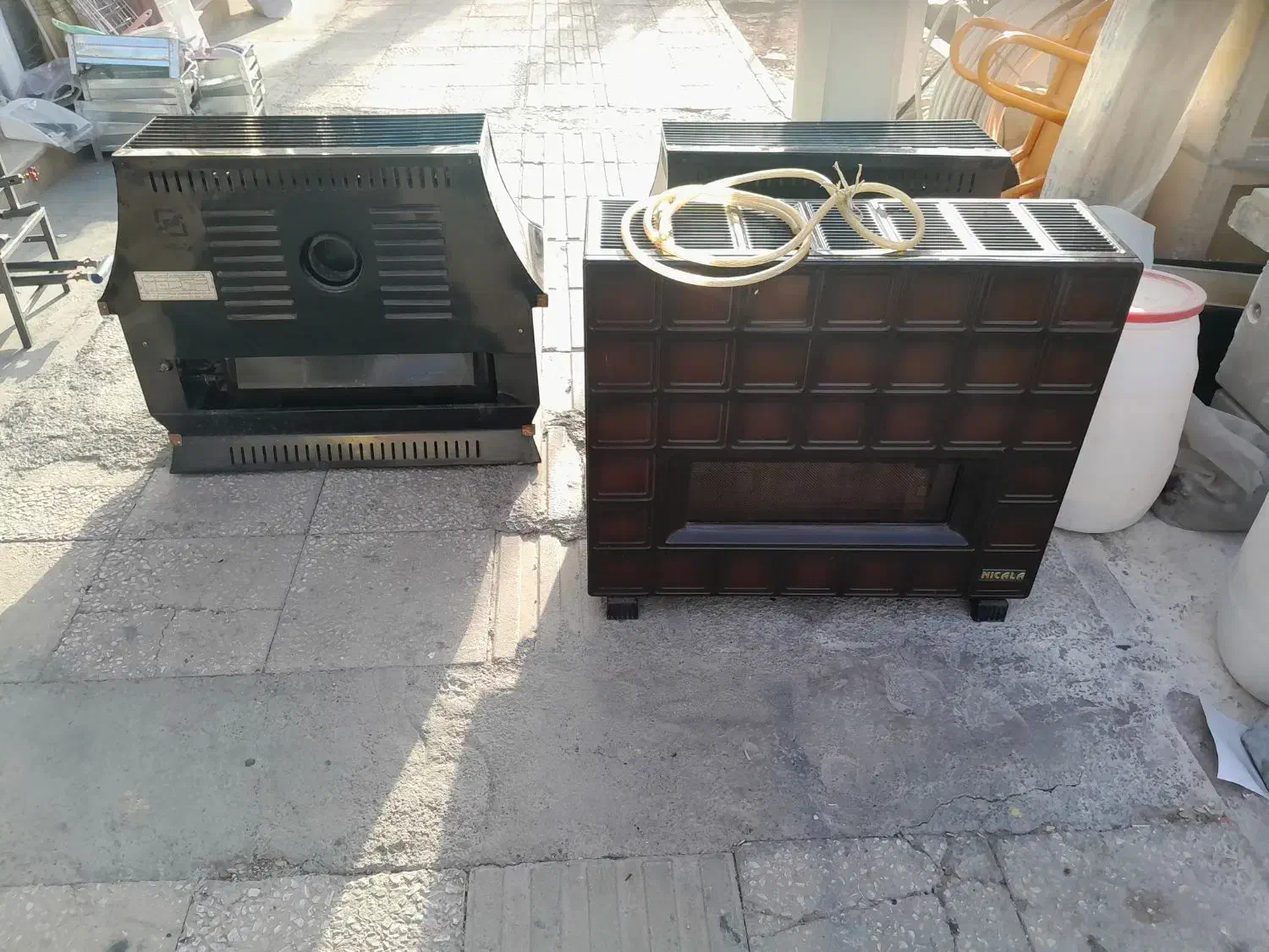 سه عدد بخاری گاز دوعدد مارک پولار ویک عدد نیککالا|بخاری، هیتر، شومینه|پرند, فاز ۶|دیوار