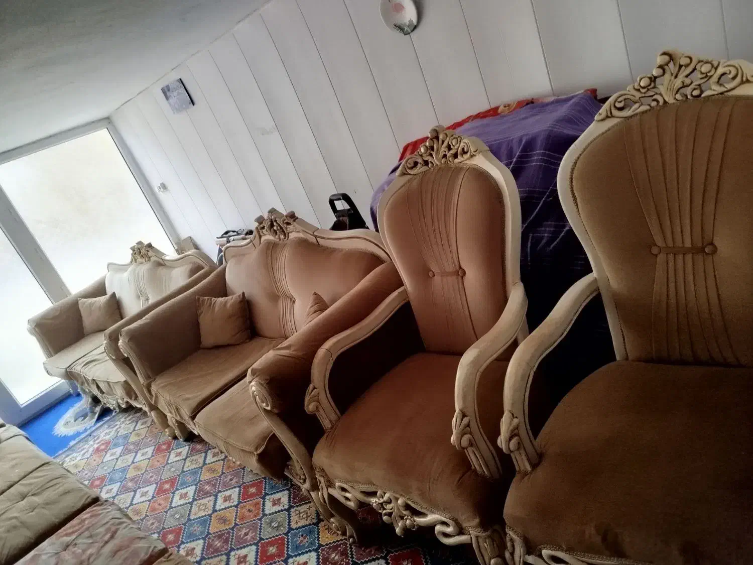 مبل سلطنتی|مبلمان خانگی و میز عسلی|بجنورد, |دیوار