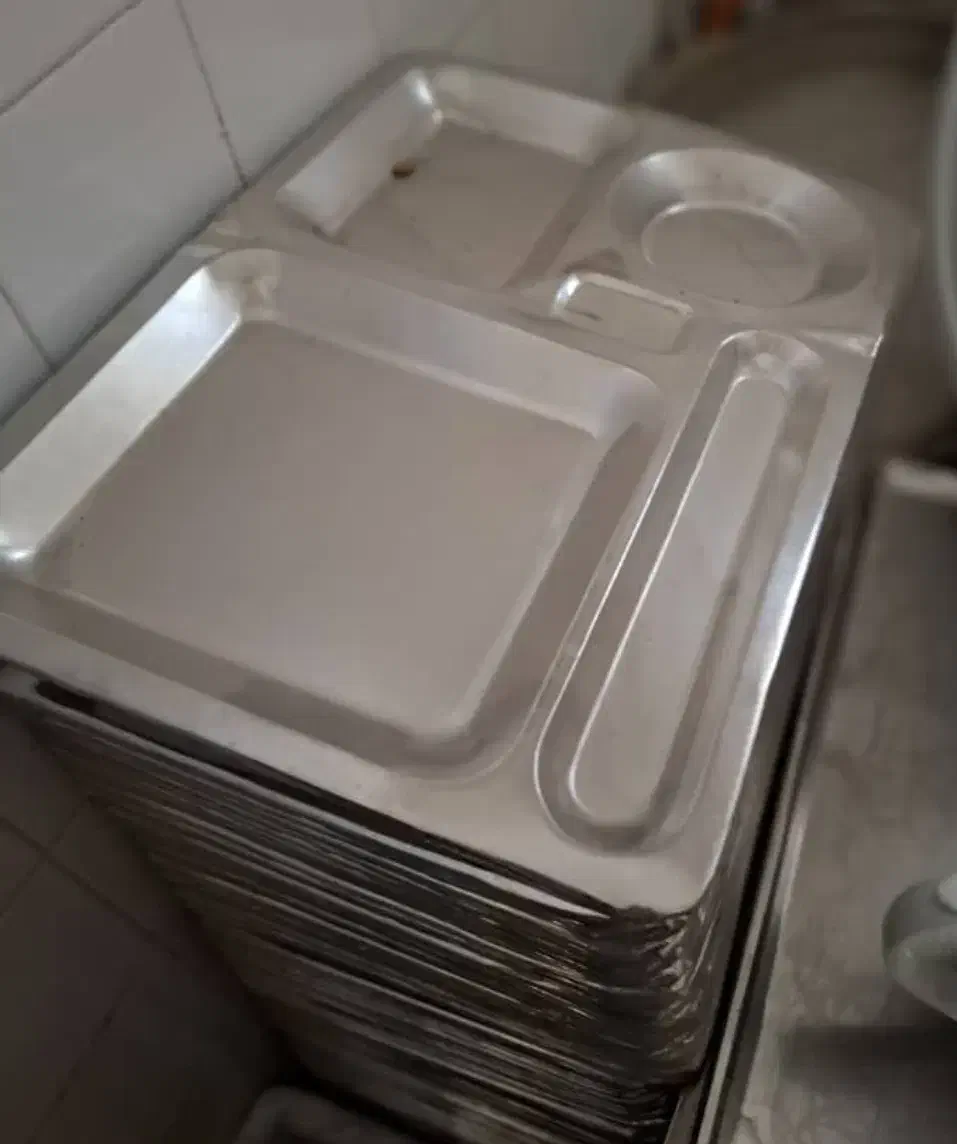 سلف غذا سربازی استیل غذاخوری ۴ و ۳ خانه|ظروف سرو و پذیرایی|تهران, انبار نفت|دیوار