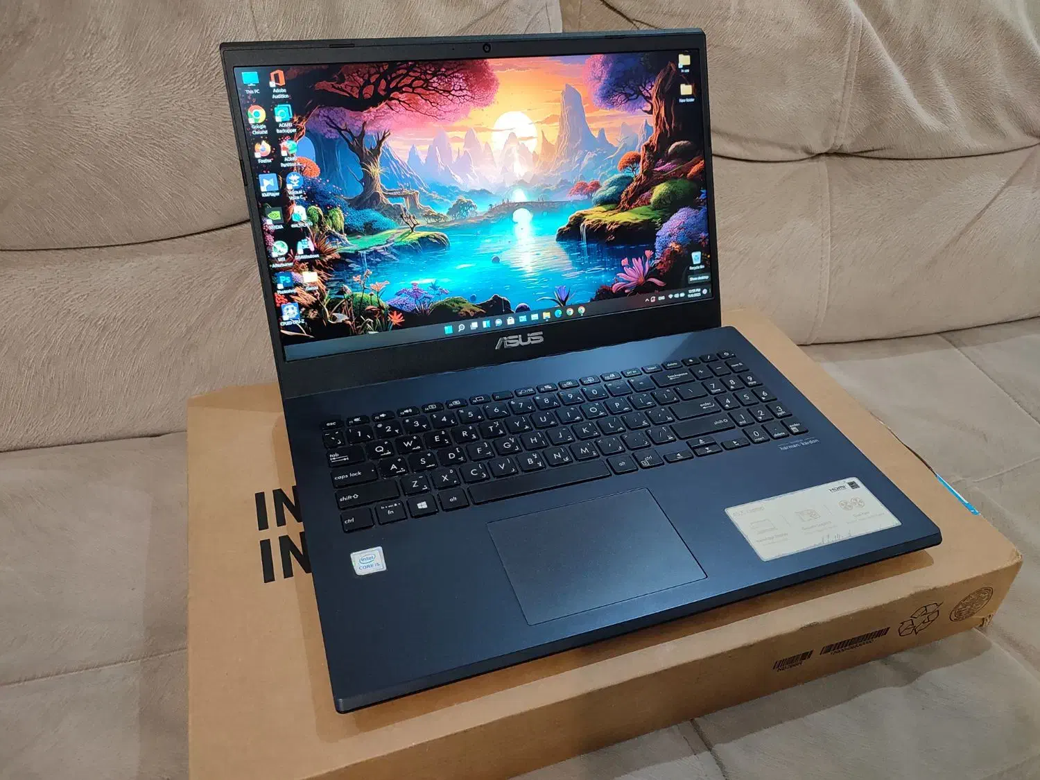 لپ تاپ Asus X571 پردازنده i5 گرافیک 1650 رم16|رایانه همراه|تهران, دروازه شمیران|دیوار