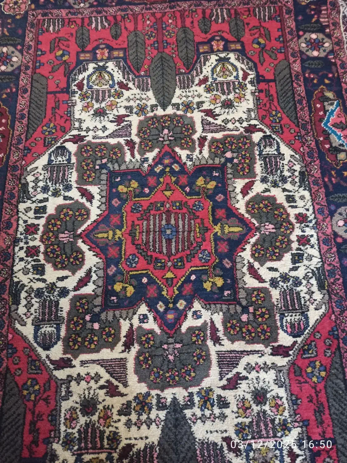 فرش دست بافت کردی|فرش|کرمانشاه, |دیوار