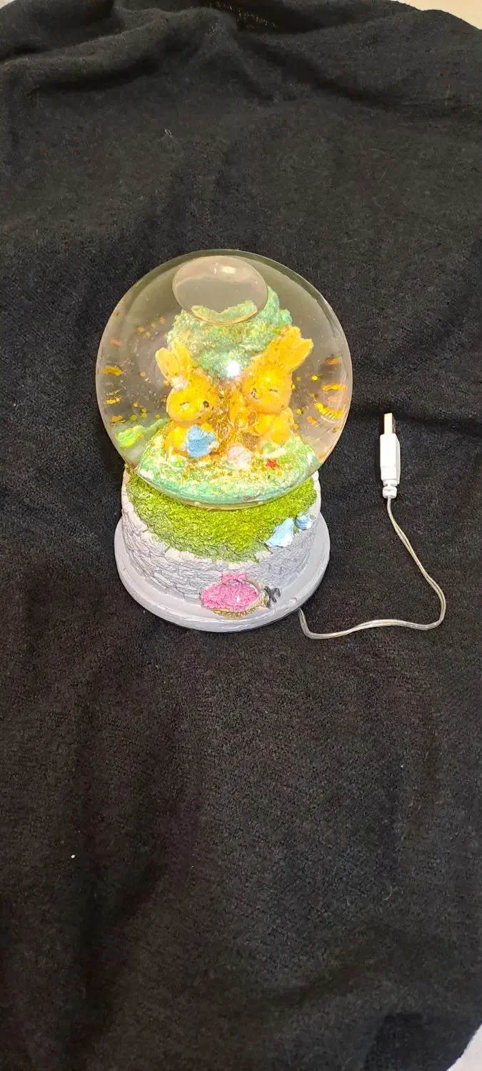 گوی موزیکال نوردار نو|چراغ خواب و آباژور|کرمان, |دیوار