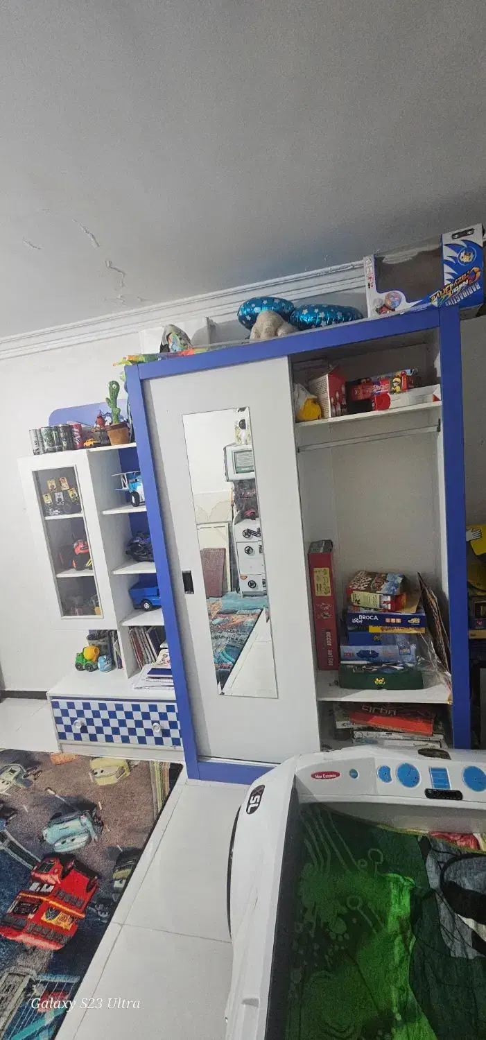 ست تخت وکمد لباسی و کتابخانه|تخت و سرویس خواب|بندر کنگان, |دیوار