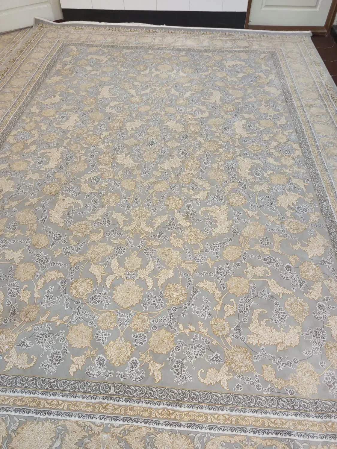 فرش ماشینی 12متری یک جفت|فرش|بناب, |دیوار