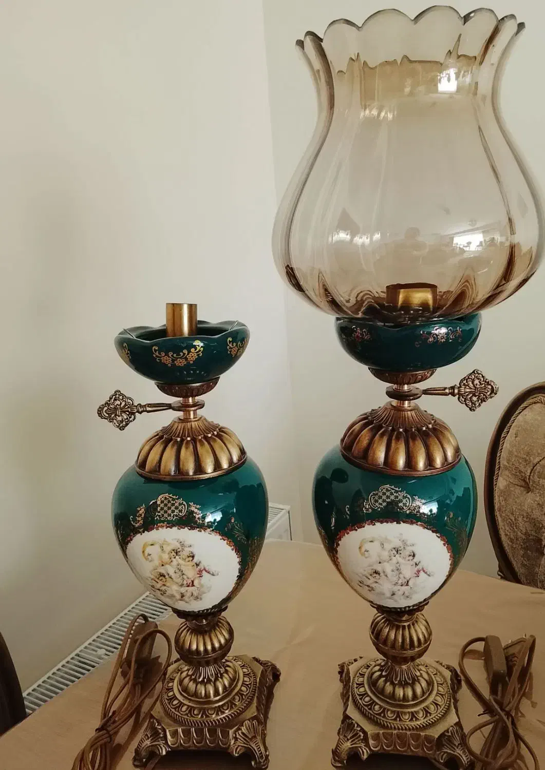 لاله شمعدانی برقی|لوستر و چراغ آویز|تبریز, |دیوار