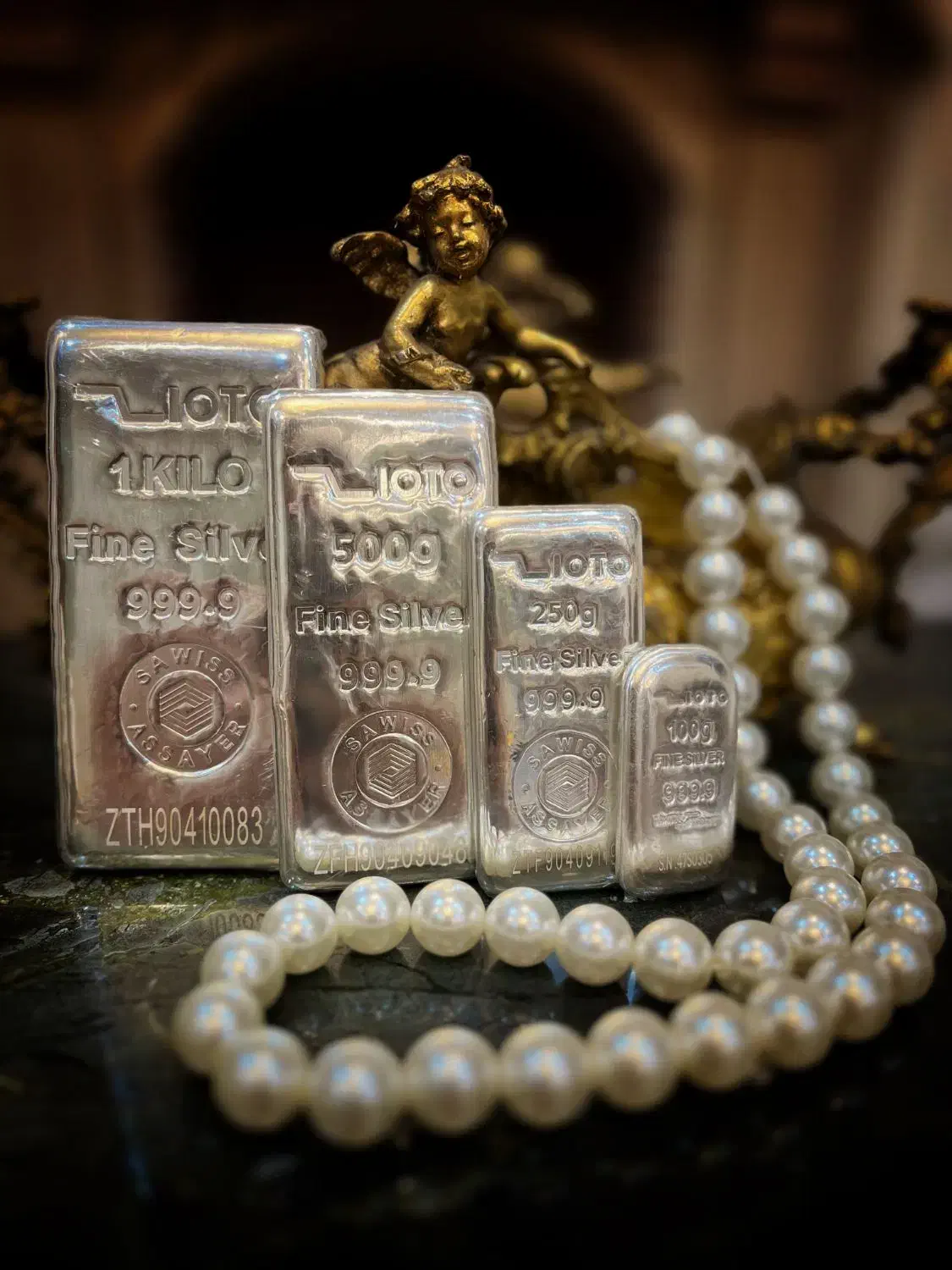 شمش نقره زیوتو|جواهرات|رشت, منظریه|دیوار