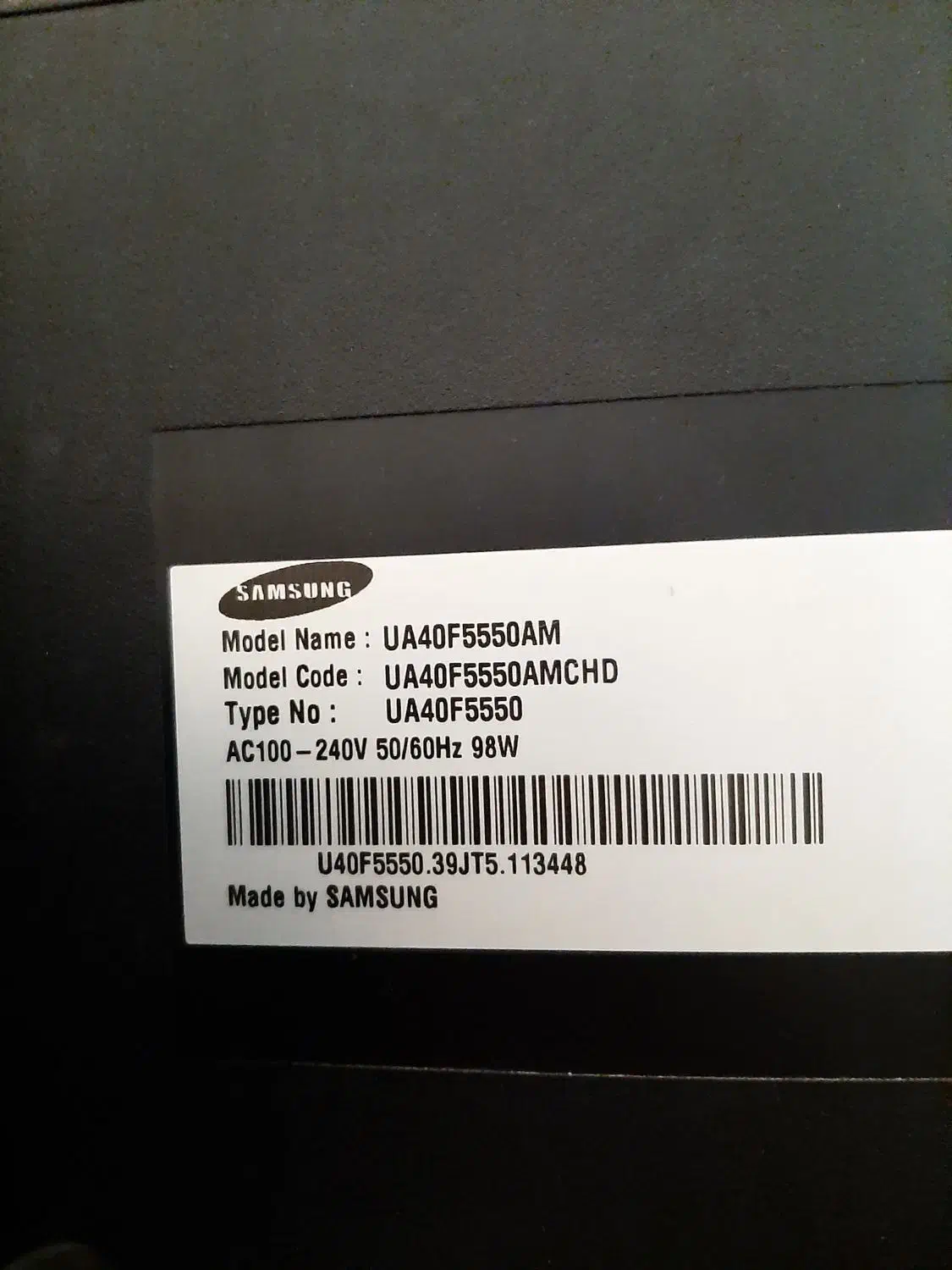 تلویزیون ال ای دی ۴۰ سامسونگ|تلویزیون و پروژکتور|بادرود, |دیوار