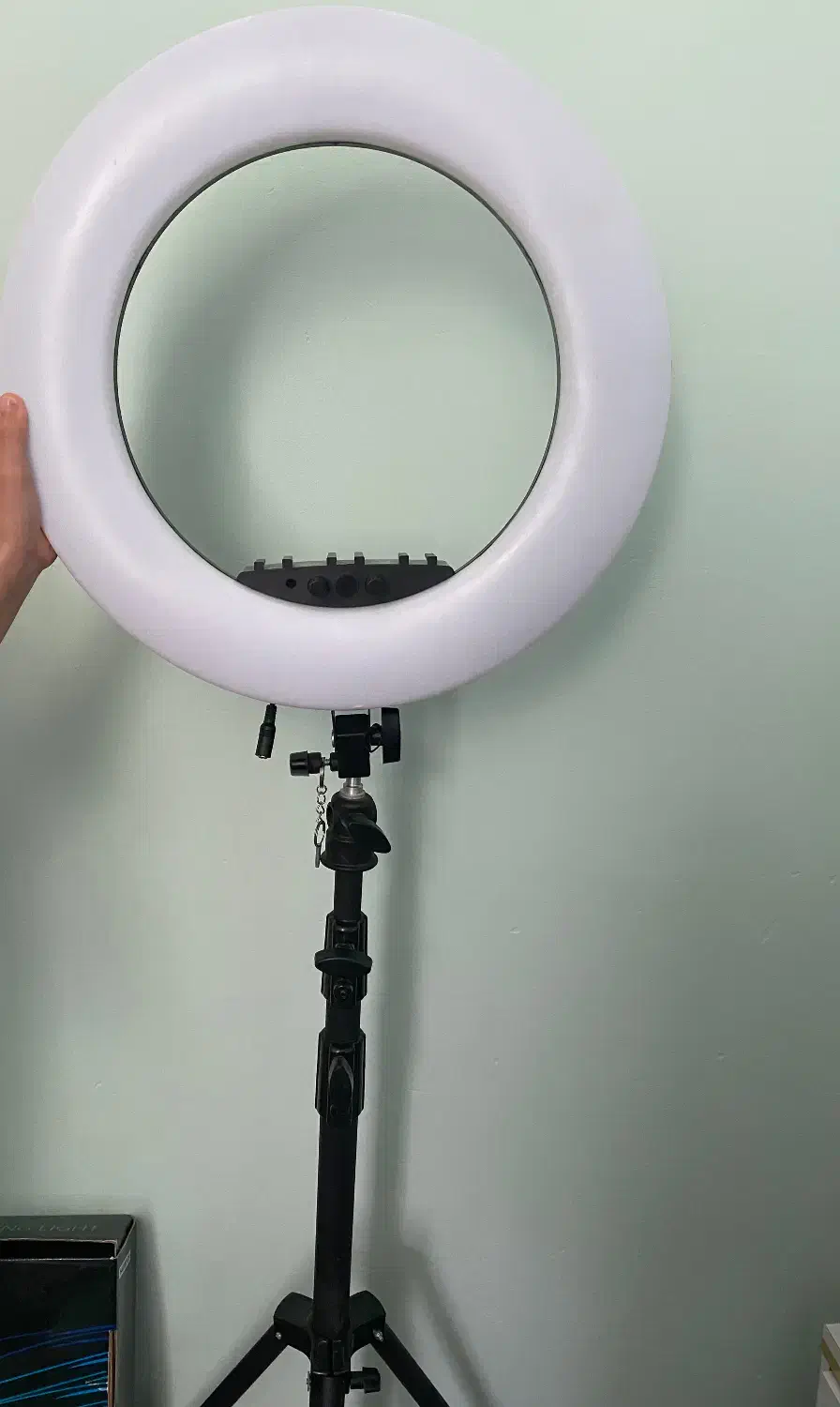 رینگ لایت حرفه ای نو|دوربین عکاسی و فیلم‌برداری|خرم‌آباد, |دیوار