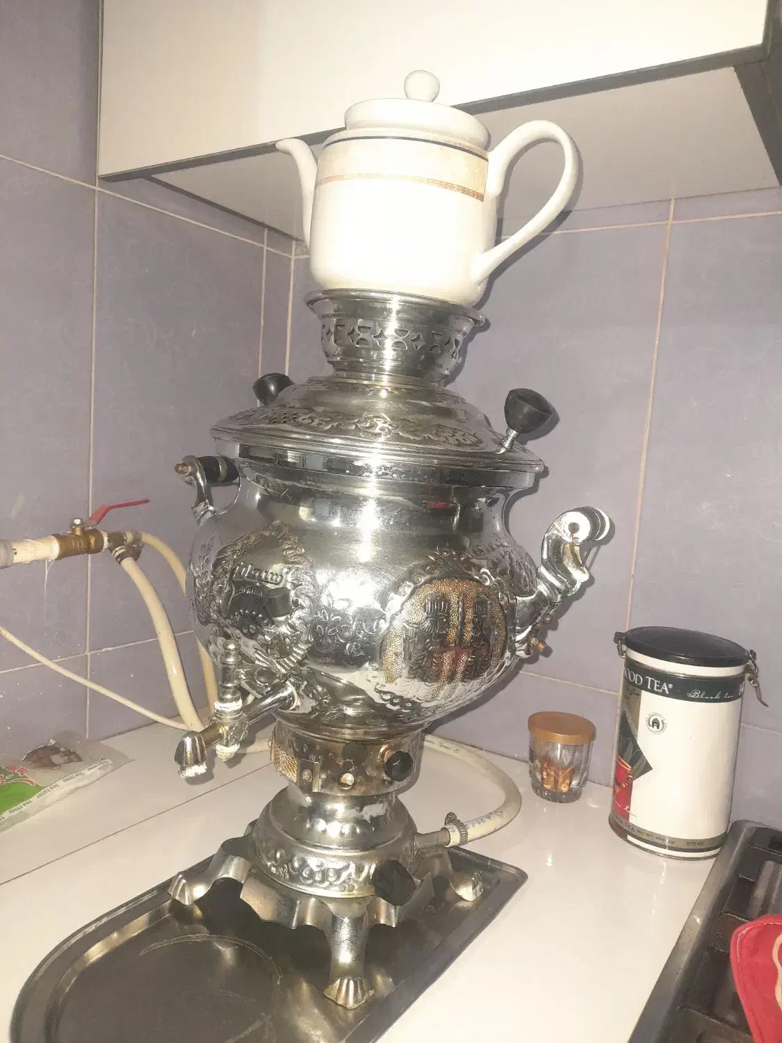 سماور تمیز و سالم|سماور، چای‌ساز، قهوه‌ساز|هشتگرد, فاز ۳ مهستان|دیوار