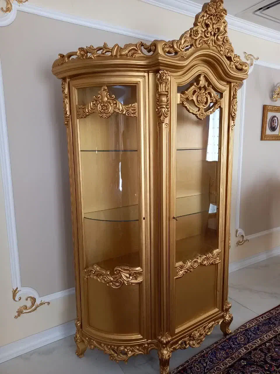 ویترین در حد نو|بوفه، ویترین، کنسول|کاشان, فین بزرگ|دیوار