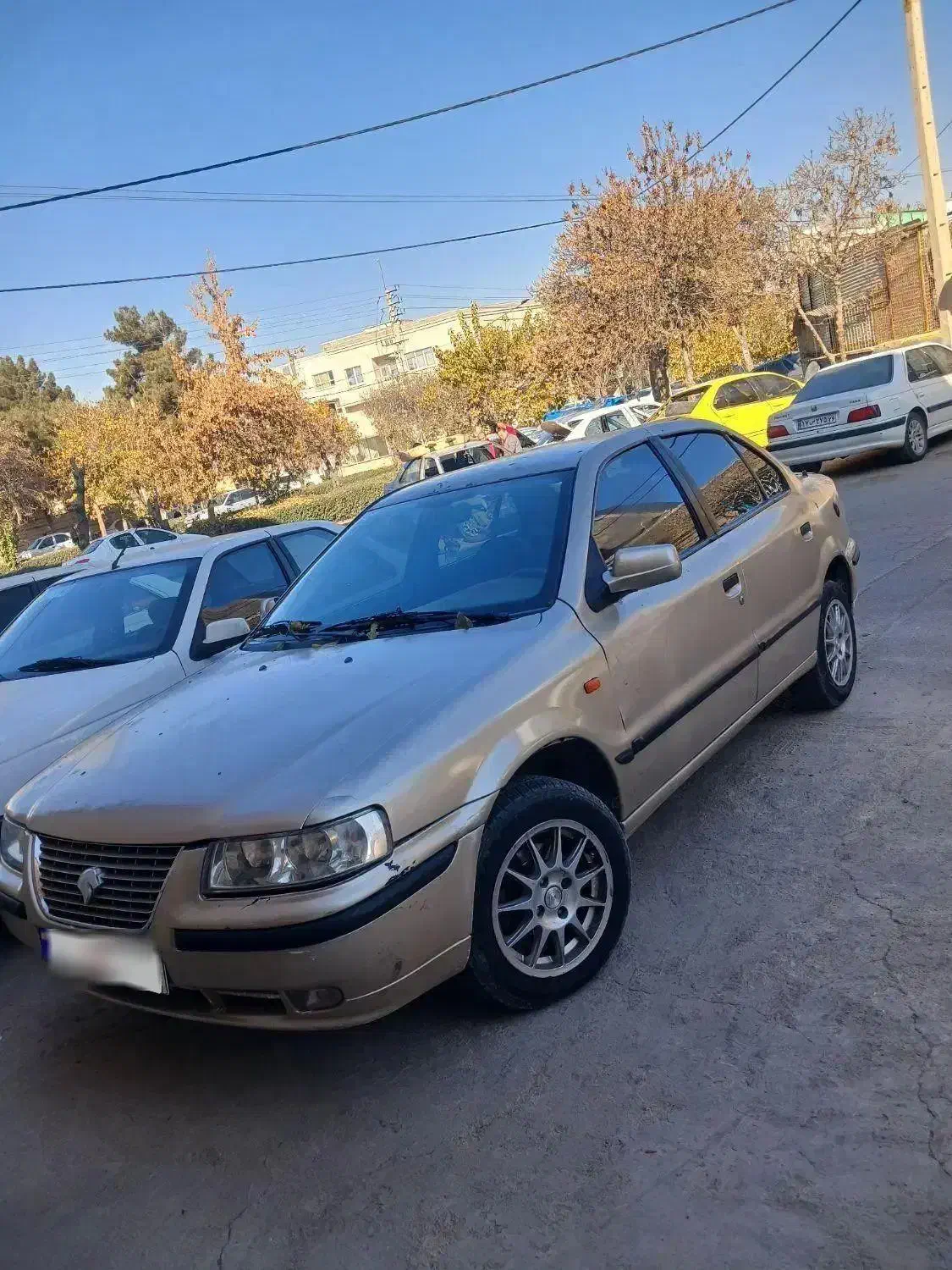 سمند ۸۳ بژ ۲۷۰ تا کار بدون آفتاب سوختگی|خودرو سواری و وانت|بجنورد, |دیوار