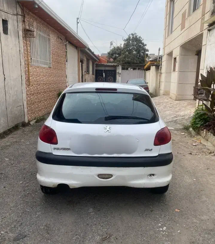 پژو ۲۰۶ تیپ ۲ مدل ۸۹|خودرو سواری و وانت|آمل, |دیوار