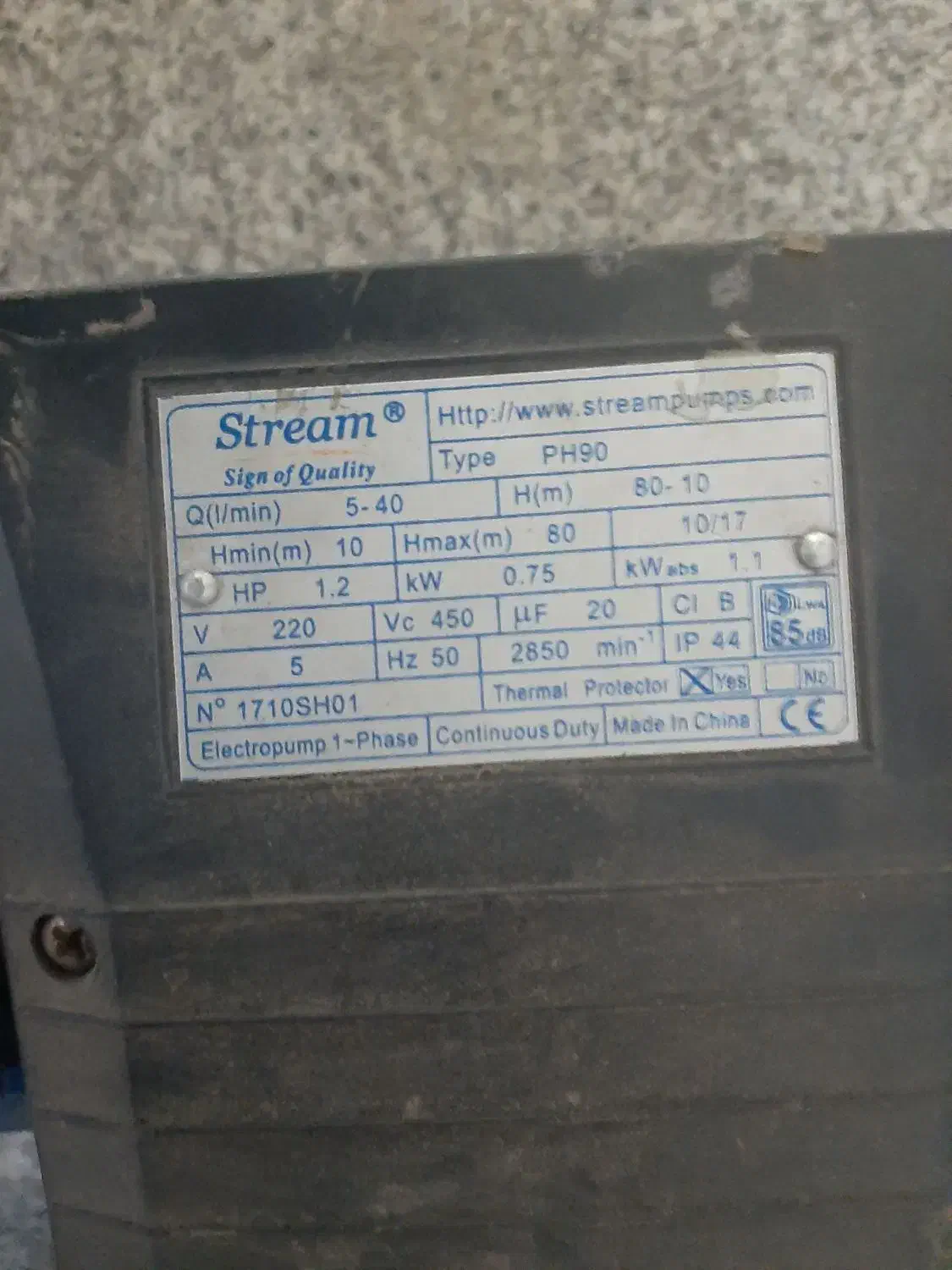 پمپ آب یک اسب|مصالح و تجهیزات ساختمان|مشهد, شهید قربانی|دیوار