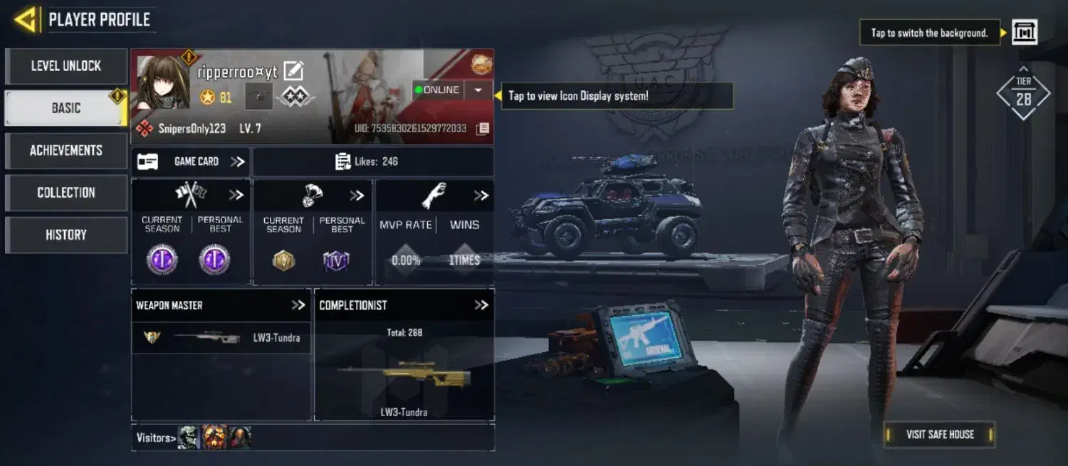 اکانت کالاف دیوتی موبایل سفید گاد خر شانس لول ۸۱|کنسول، بازی ویدئویی و آنلاین|نسیمشهر, |دیوار