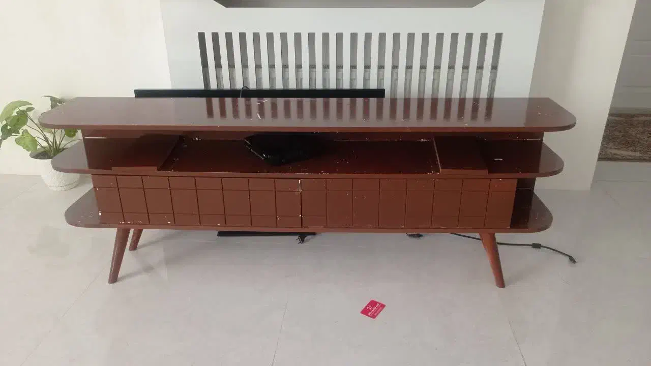 گنجه ومیزتلوزیون|بوفه، ویترین، کنسول|گلبهار, شهر جدید گلبهار|دیوار