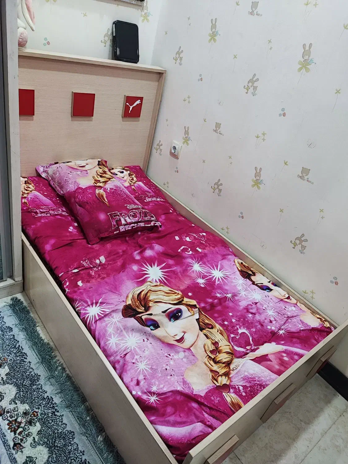 تخت خواب وکمددکوری اتاق کودک|تخت و سرویس خواب|اهواز, آریاشهر|دیوار