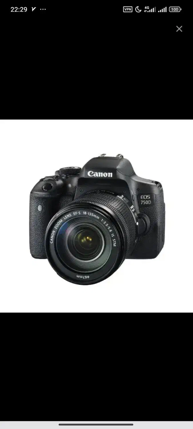 دروبین Canon 750D|دوربین عکاسی و فیلم‌برداری|کرمانشاه, |دیوار