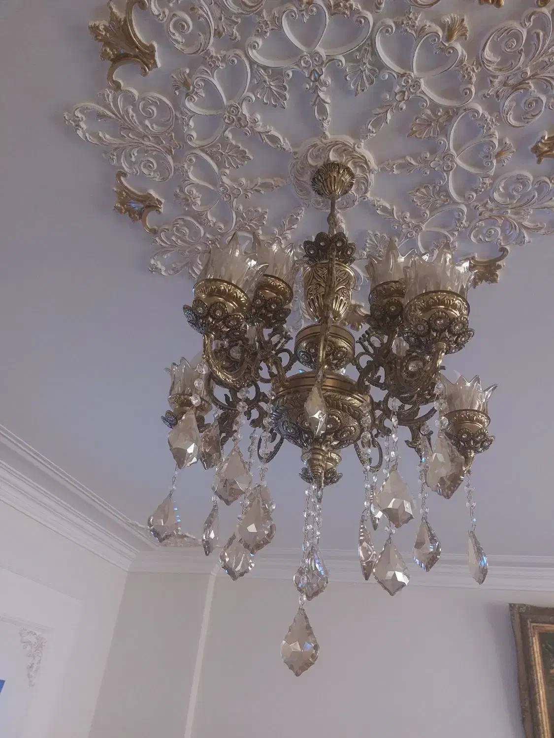 لوستر های برنز و زیبا|لوستر و چراغ آویز|اردبیل, |دیوار